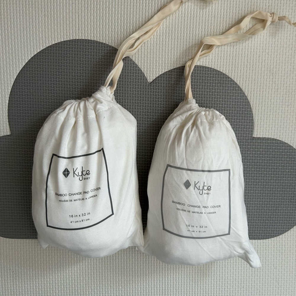 Kyte Baby Changing Pad Covers in Cloud